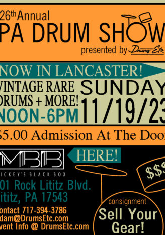 PA Drum Show Event Flyer